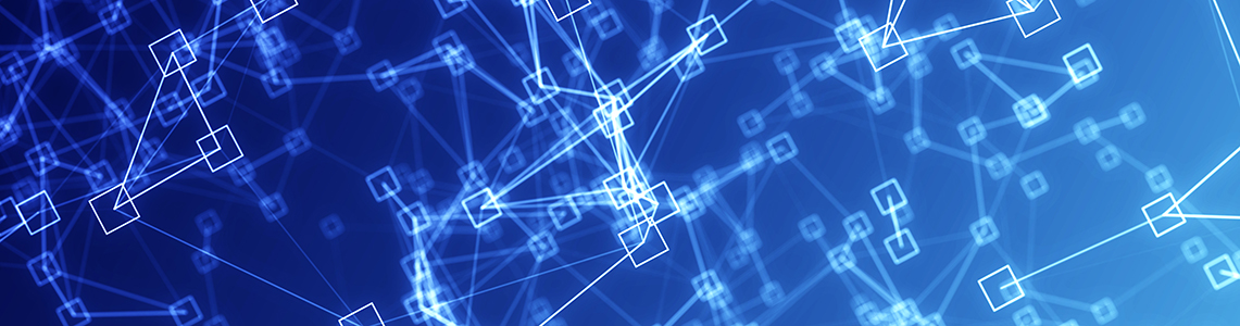 Squares connected by lines