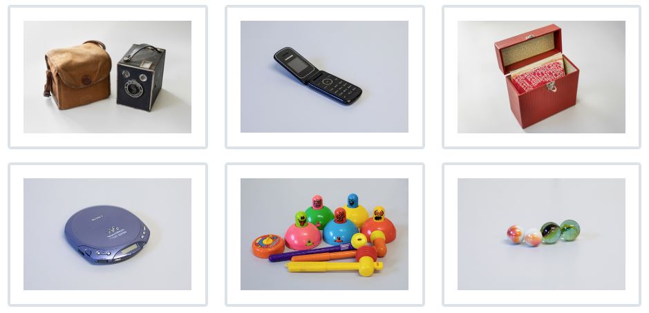 A few objects shown.